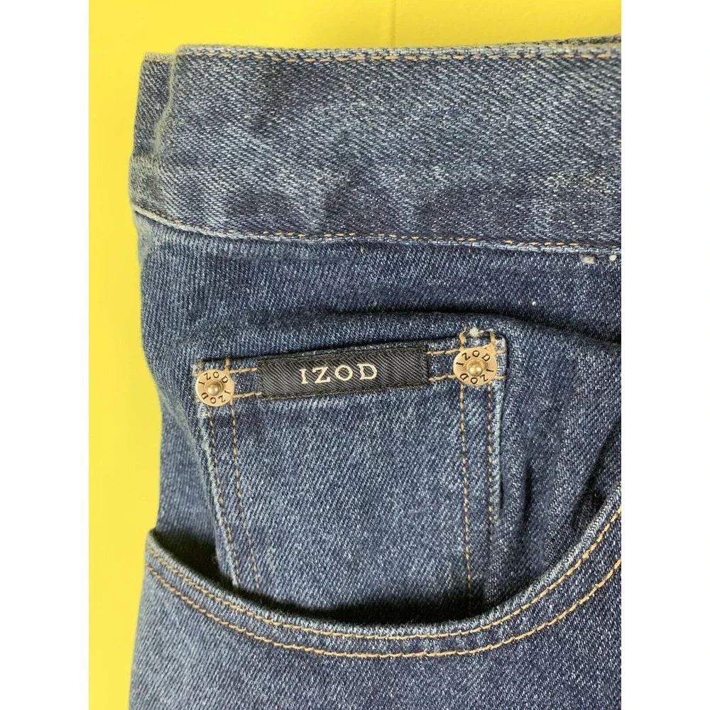 IZOD Jeans NWT Wash Men's Blue Classic Fit Straight Leg Jean Sz 52 x 30 ($55)